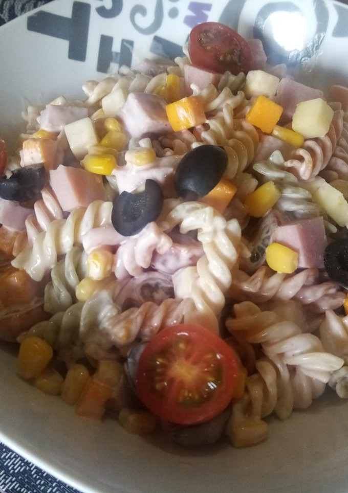 Una foto de Ensalada de pasta en 12 minutos