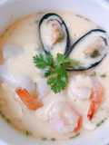ไข่ตุ๋นซีฟู้ดคอกเทลง่ายๆ ด้วยซึ้งไฟฟ้า เนียนนุ่มหอมหวล🥚🐟🐚