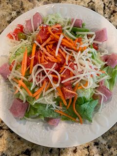 A picture of Uncle Joes Salad.