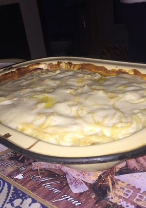Una foto de Pastel de fideos vegetariano