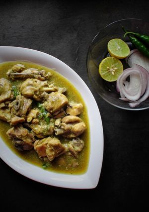 A picture of Andhra Style Chilli Chicken.