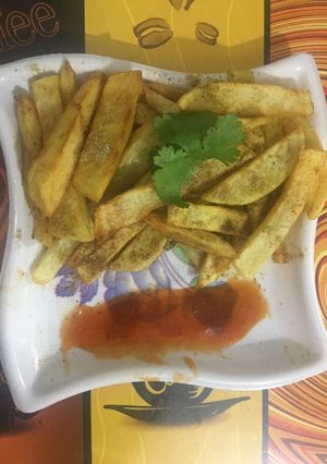 A picture of French fries.