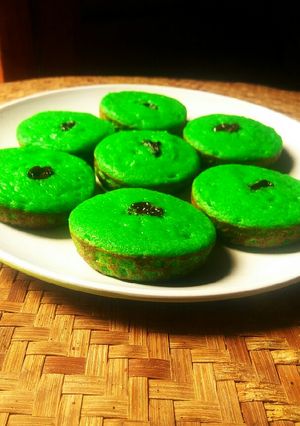 Foto resep Kue lumpur nasi pandan