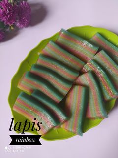 Foto resep Lapis rainbow