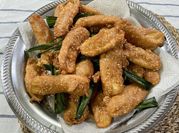 A picture of coconut fritters