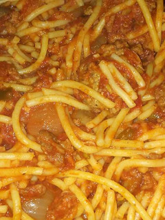 A picture of Better The Next Day Spaghetti.