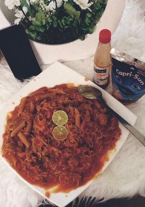 صورة لوصفة إندومي بطريقتي 😻♥️