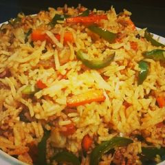 A picture of Veg fried rice.
