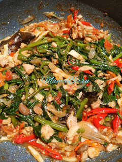 Foto resep Cah Kangkung Tuna Tauco