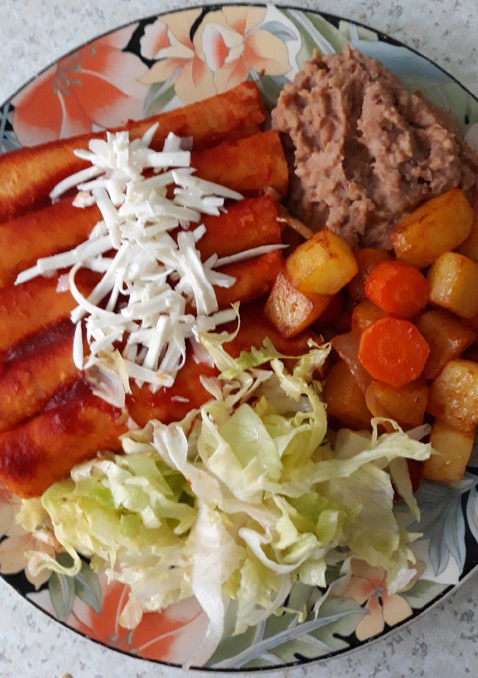 Una foto de Enchiladas tradicionales