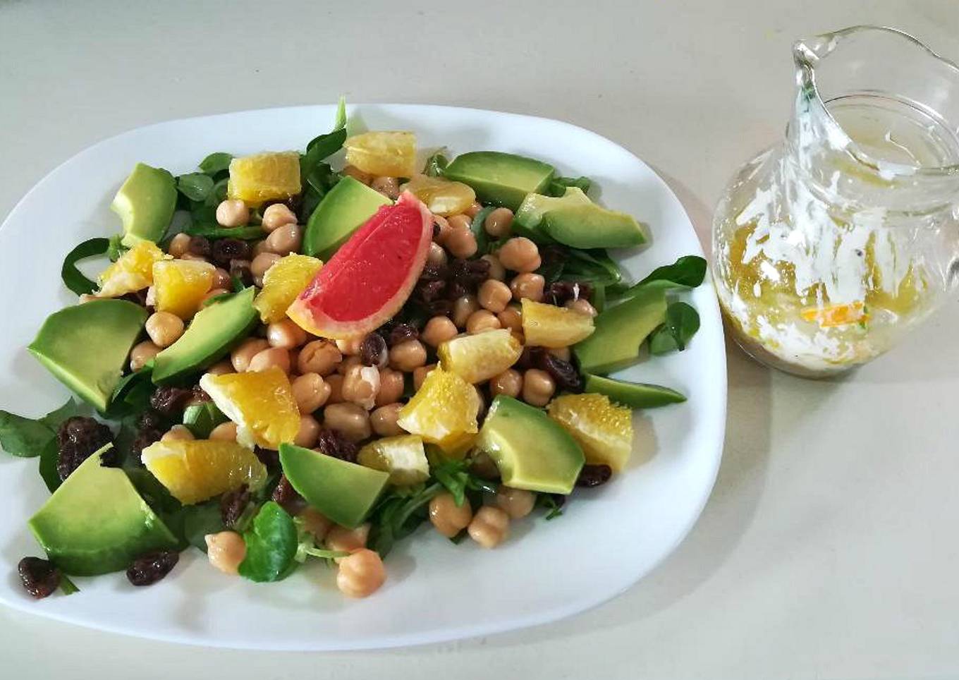 Ensalada de naranja y aguacate