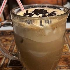 A picture of Condensed milk ice coffee.