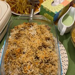 Hyderabadi Mutton Biryani A picture of Hyderabadi Mutton Biryani.