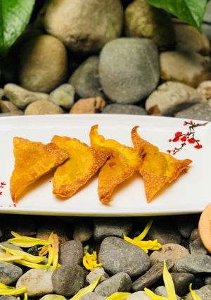 Hình của món Hoành Thánh Chiên.