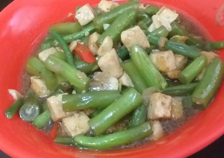 Resep Bumbu Tumis buncis tahu Paling Enak