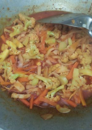 Foto resep Capcay cumi asam manis