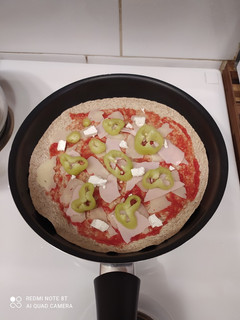 Φωτογραφία της συνταγής Pizza στο τηγάνι