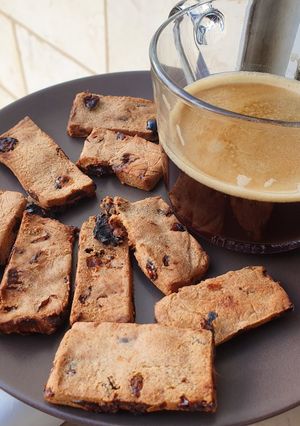 Une photo de Biscuits croquants vegan, sans gluten, sans sucre et sans beurre