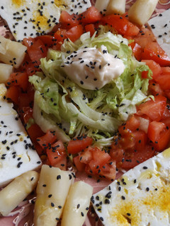 Una foto de Plato ovolacto vegetariano para dieta