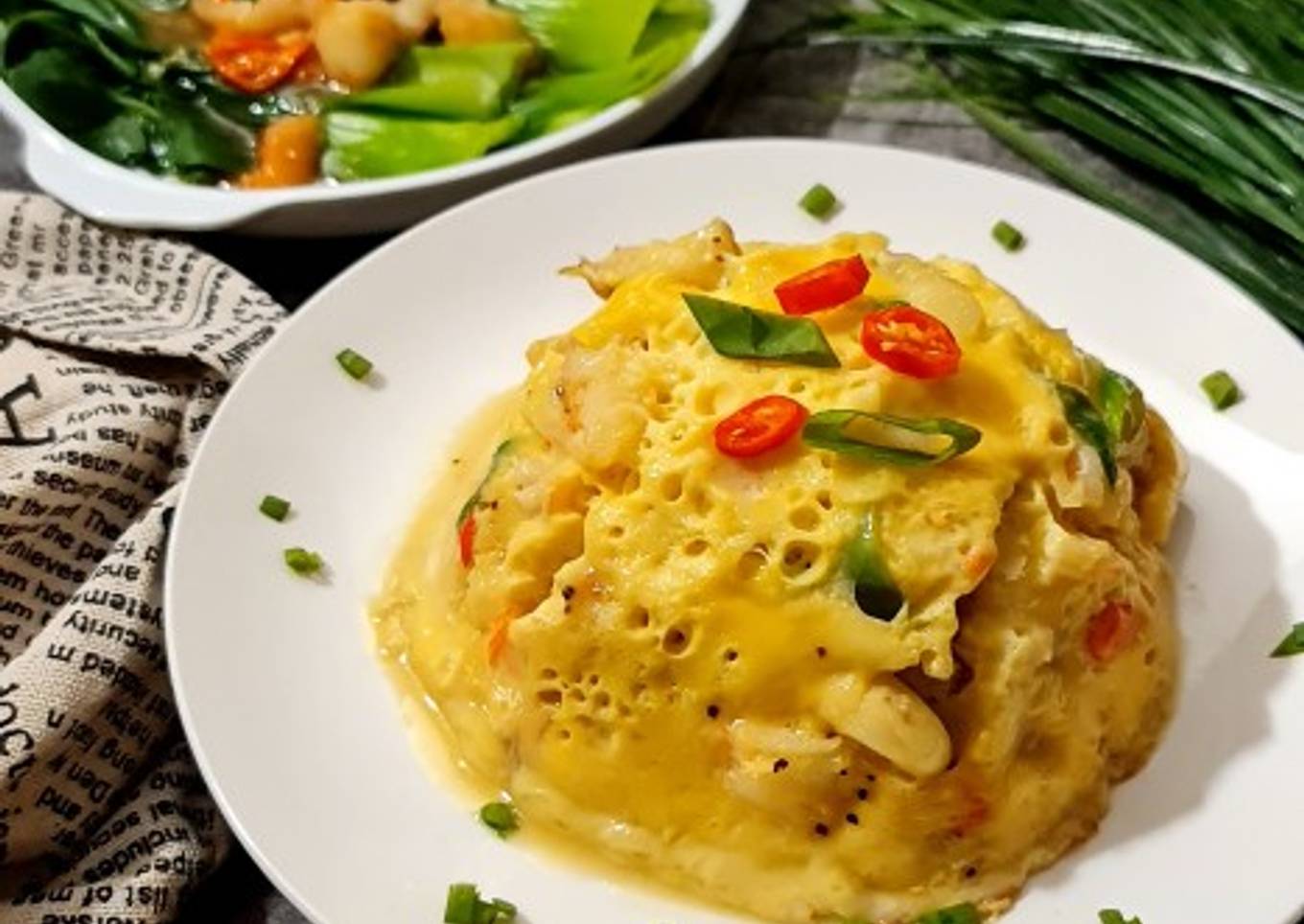 Nasi Telur Sutra