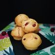 Muffins fraise / amande