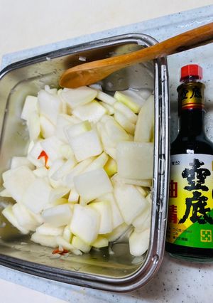 涼拌大頭菜/簡易/清爽 的食譜成品照片