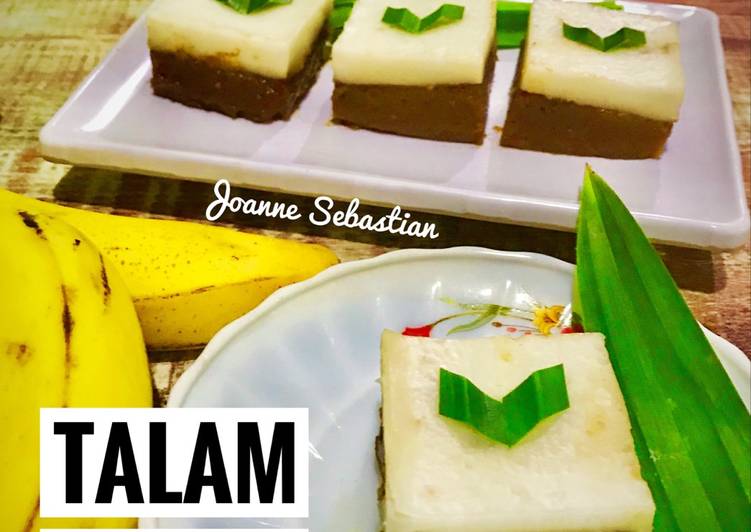 Resep @MANTAP Talam Pisang #pekaninspirasi #combroGERD resep kue rumahan yummy app