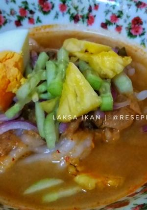 Foto resep Laksa ikan (laksa Penang)