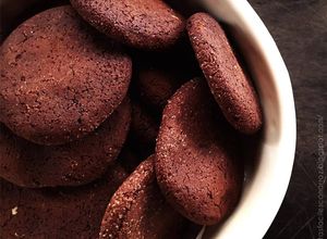 Una foto de Galletitas de chocolate con harina de arroz y maicena (SIN GLUTEN, SIN LACTOSA Y ECONÓMICAS)