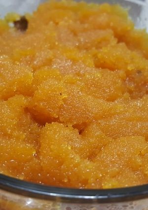 A picture of Suji ka halwa. .