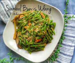 Resep Baru Sambal Buncis Udang Lezat Mantap