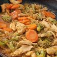 Pollo con zanahoria y brócoli