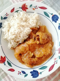 Una foto de Chicharrón en salsa roja 🌶️