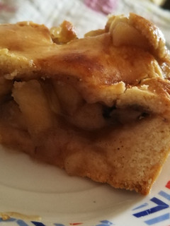 Una foto de Kuchen de manzana
