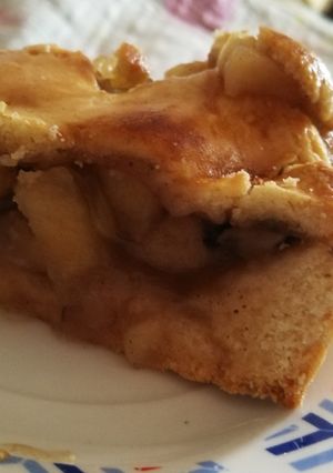 Una foto de Kuchen de manzana