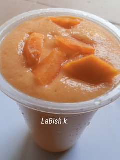 A picture of Pawpaw Milk Shake/Smoothie.