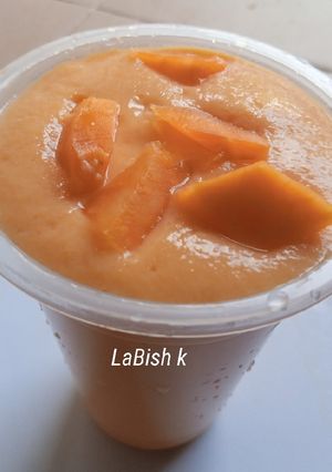 A picture of Pawpaw Milk Shake/Smoothie.