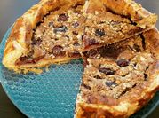 Une photo de tarte cerises