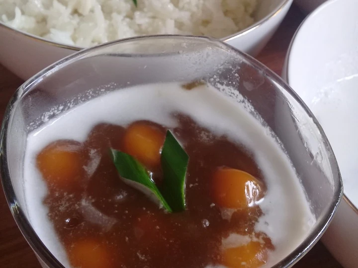 Langkah Gampang Menyiapkan Resep Bubur candil / biji salak ubi kuning yang Sempurna Anti Ribet, Bisa Manjain Lidah