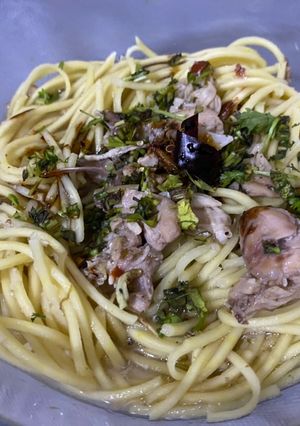 A picture of Chicken Thukpa.