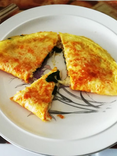 Una foto de Tortilla de Zanahoria y Queso