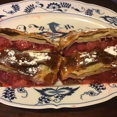A picture of California Farm Strawberry Strudel.