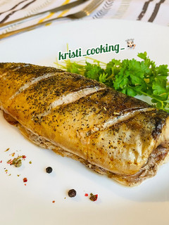Фото Скумбрия запечённая в фольге 🍽.
