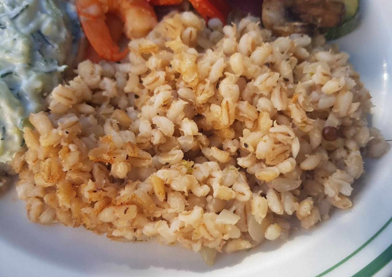 Pilaf de cebada perla