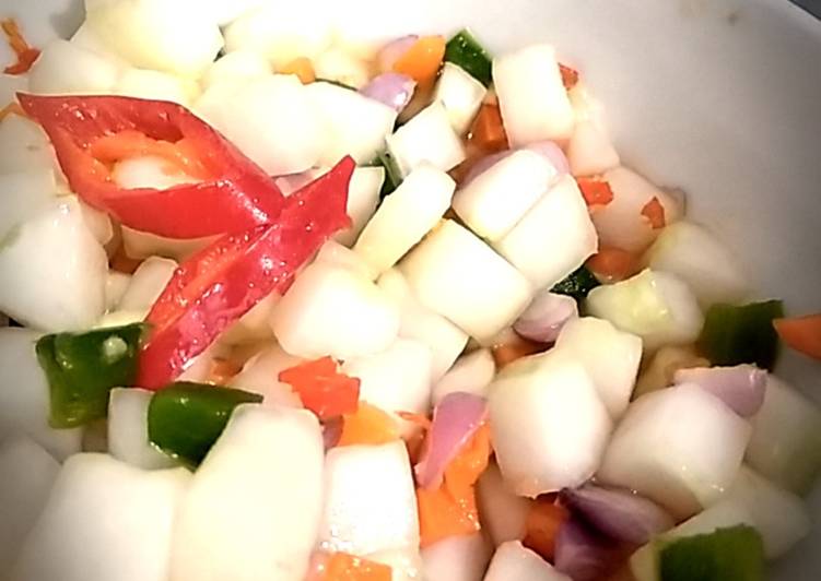 Resep Bumbu Dapur Acar Mentimun Segar