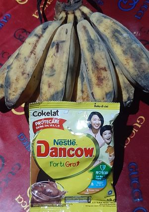 Foto resep Pisang matang susu coklat