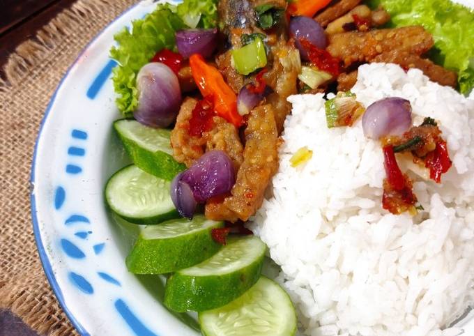 Cara Buat Pindang tempe sambal bawang Wajib Dicoba