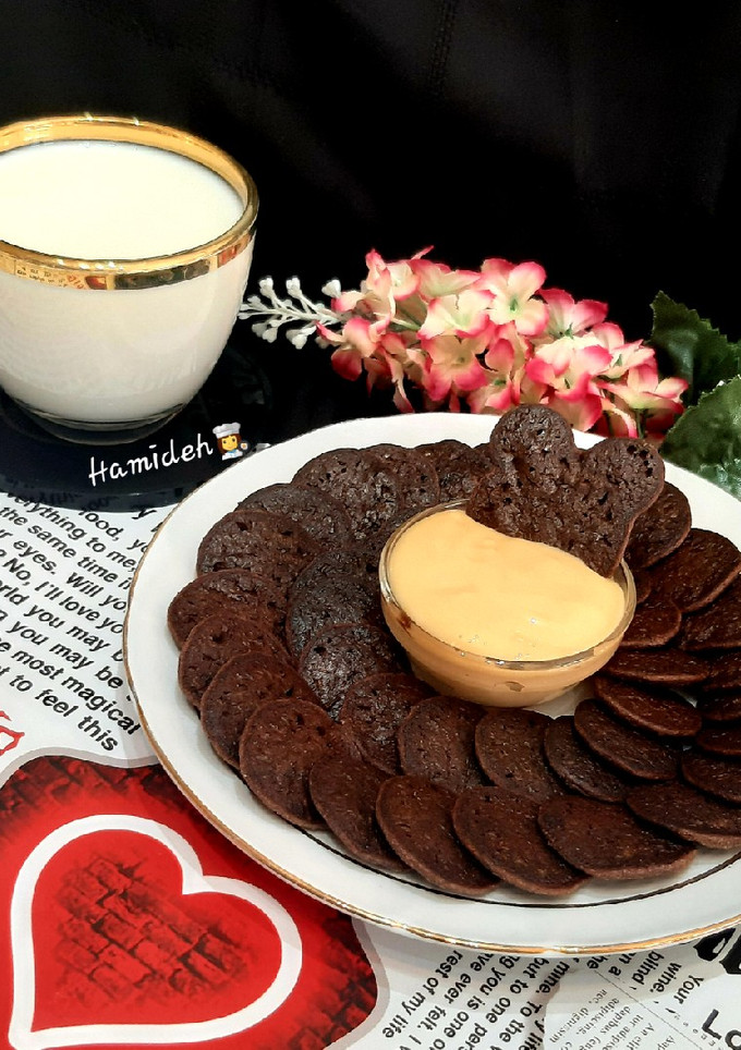 عکسی از دستور پنکیک کاکائویی با بیسکوئیت پتی بور🥞