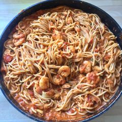 A picture of Spicy Seafood Pasta.