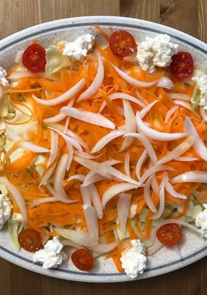 Una foto de Ensalada de col